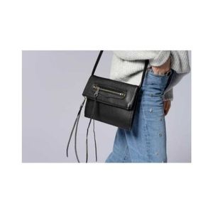 REBECCA MINKOFF Small Regan Leather Crossbody Bag